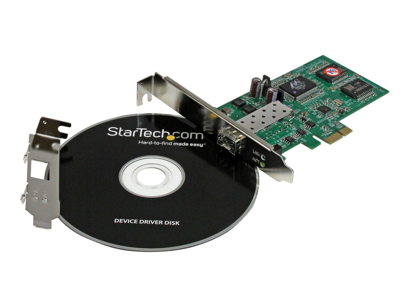 StarTech.com PCI Express Gigabit Ethernet Fiber Network Card w/ Open SFP