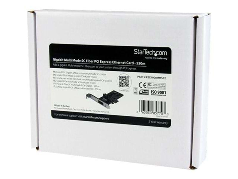 StarTech.com PCI Express Gigabit Ethernet Multimode SC Fiber Netzwerk Card