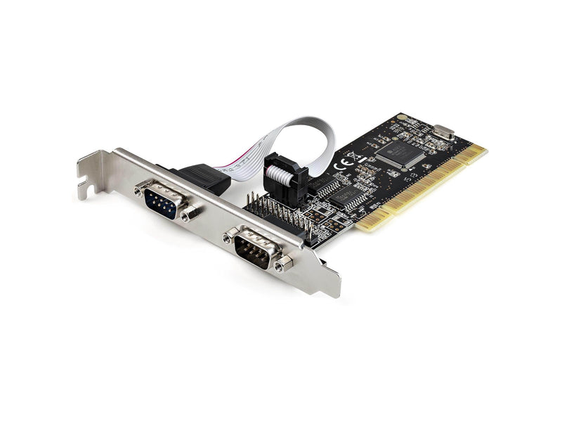 StarTech.com PCI2S1P2 PCI Serial Parallel Combo Card with Dual Serial RS232 Ports (DB9) & 1x Parallel LPT Port (DB25)