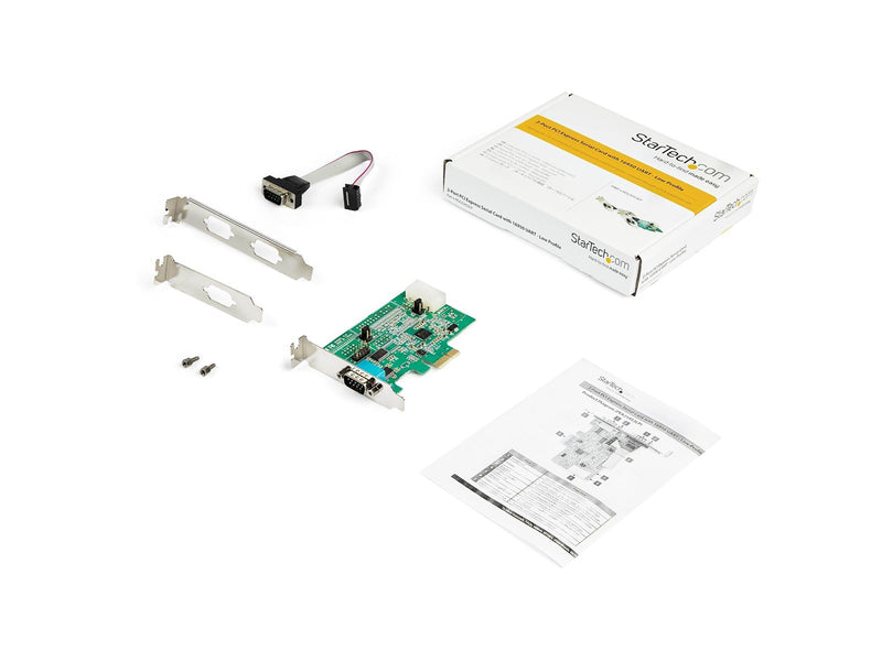 StarTech.com PEX2S953LP 2-Port RS232 Serial Adapter Card 16950 UART PCIe
