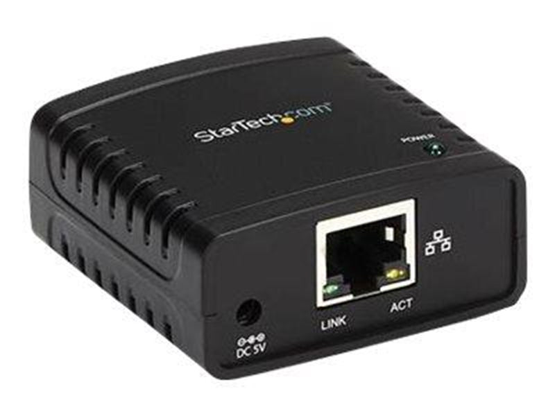 StarTech.com PM1115U2 10/100Mbps Ethernet to USB 2.0 Network LPR Print Server
