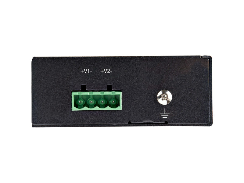 StarTech.com POEINJ1G90W Industrial Gigabit PoE Injector - High Speed/High Power 90W - 802.3bt PoE++ 52V-56VDC DIN Rail UPoE/Ultra Power Over Ethernet Injector Adapter -40C to +75C Rugged