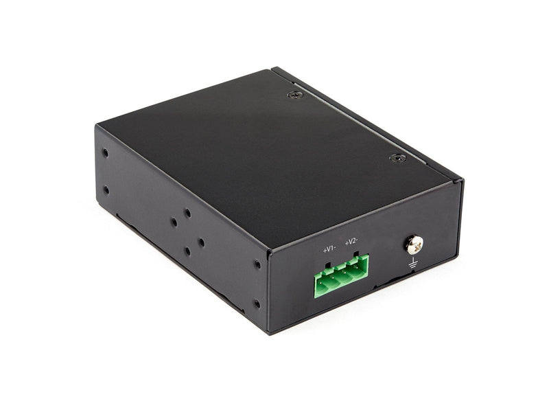 StarTech.com POEINJ1G90W Industrial Gigabit PoE Injector - High Speed/High Power 90W - 802.3bt PoE++ 52V-56VDC DIN Rail UPoE/Ultra Power Over Ethernet Injector Adapter -40C to +75C Rugged
