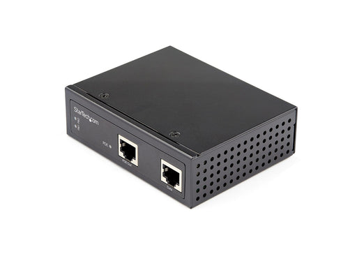 StarTech.com POEINJ1G90W Industrial Gigabit PoE Injector - High Speed/High Power 90W - 802.3bt PoE++ 52V-56VDC DIN Rail UPoE/Ultra Power Over Ethernet Injector Adapter -40C to +75C Rugged