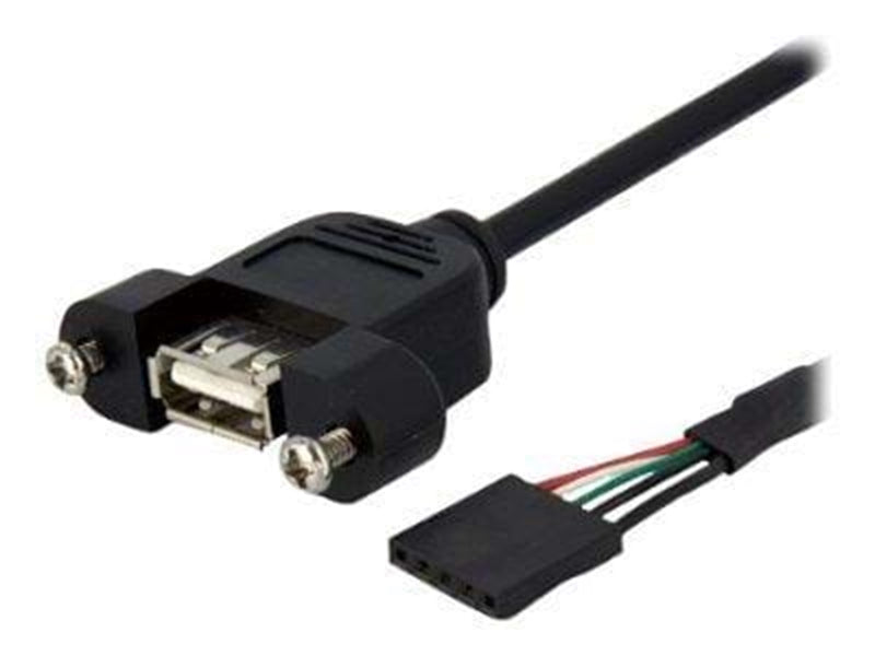 StarTech.com Panel Befestigungskit USB Kabel USB A zu Motherboard Header Kabel - USB-kabel