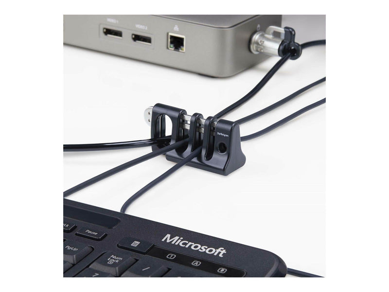 StarTech.com Peripheral Cable Anchor Lock Keyboard/Mouse Cable Trap - security cable anchor