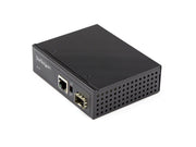 StarTech.com PoE+ Industrial Fiber to Ethernet Media Converter 60W