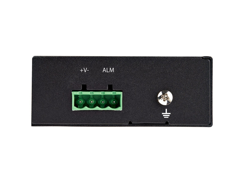 StarTech.com PoE+ Industrial Fiber to Ethernet Media Converter 60W