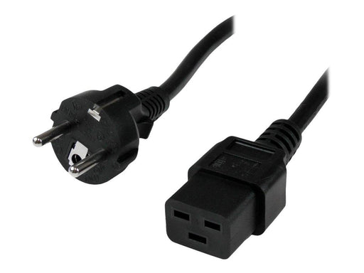 StarTech.com Power Cord Schuko CEE7 to IEC 320 C19 - power cable - 2 m