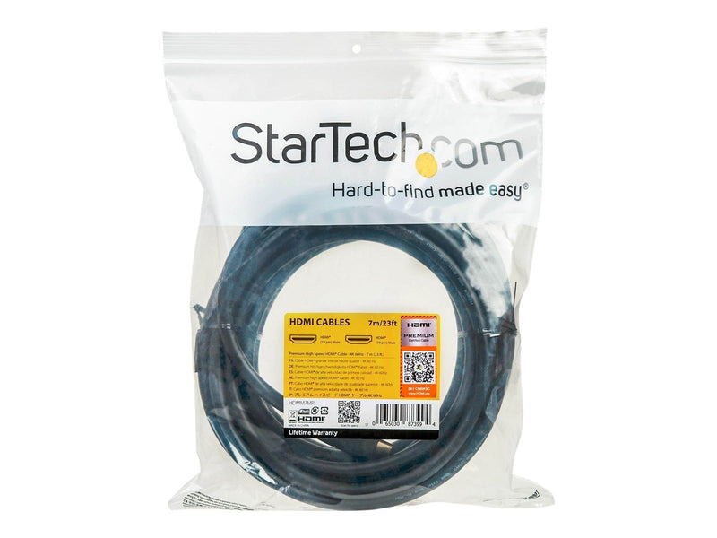 StarTech.com Premium High Speed HDMI Cable with Ethernet - 4K 60Hz - 7M