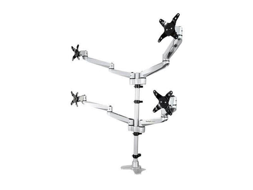 StarTech.com Quad Monitor Mount - Premium - For up to 27" VESA Monitors - desk mount (adjustable arm)