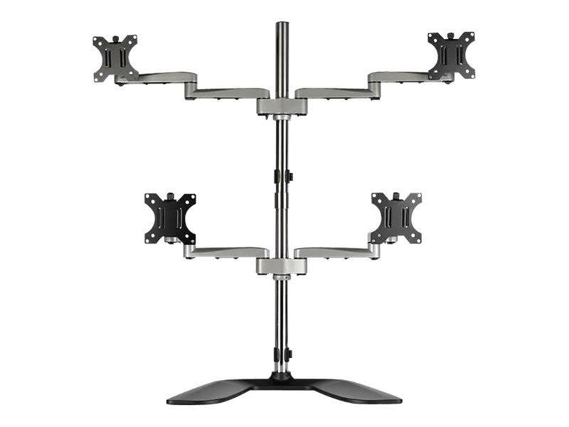 StarTech.com Quad-Monitor Stand - For up to 32" VESA Mount Monitors - stand (adjustable arm)