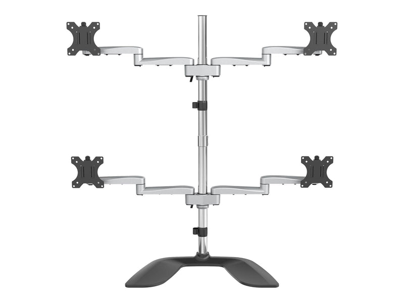 StarTech.com Quad-Monitor Stand - For up to 32" VESA Mount Monitors - stand (adjustable arm)