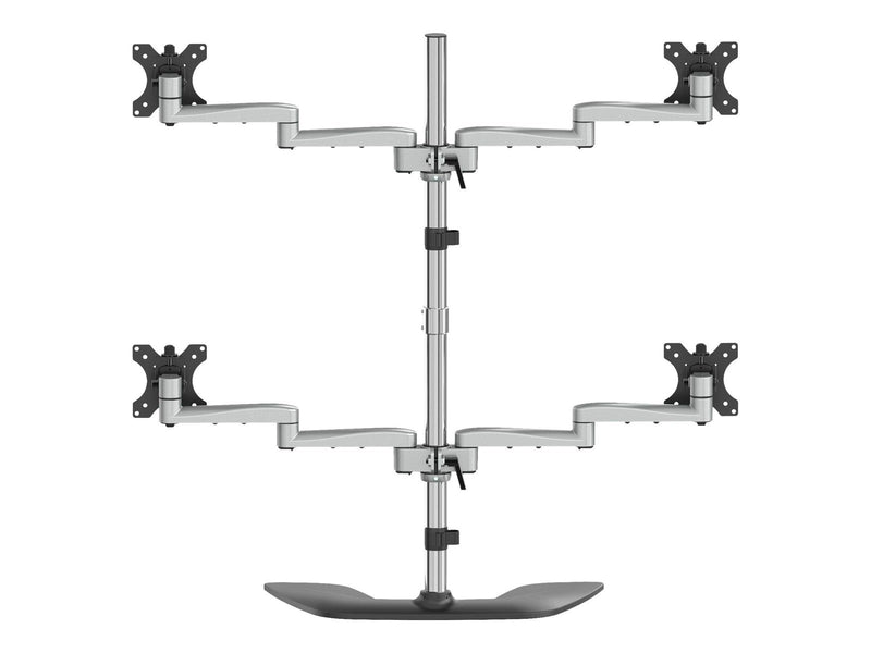 StarTech.com Quad-Monitor Stand - For up to 32" VESA Mount Monitors - stand (adjustable arm)