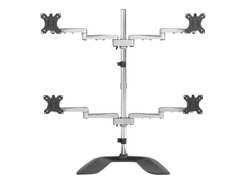 StarTech.com Quad-Monitor Stand - For up to 32" VESA Mount Monitors - stand (adjustable arm)