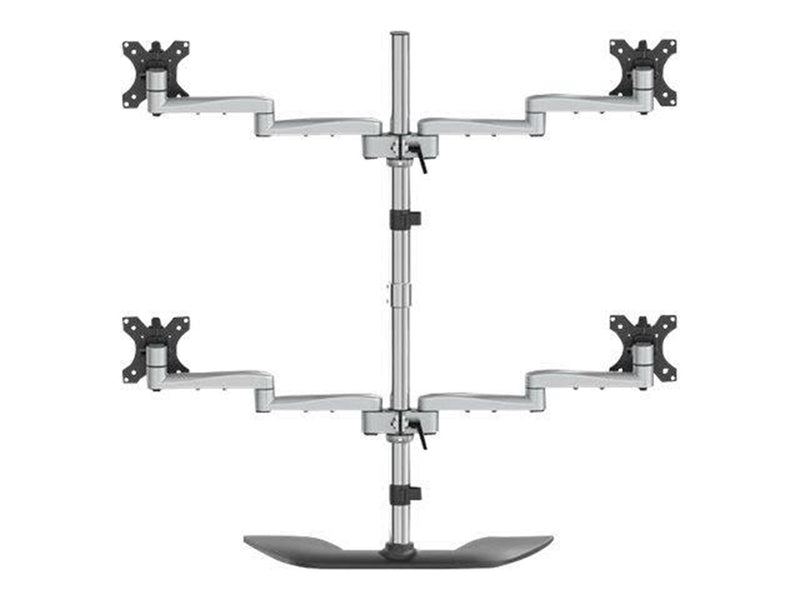 StarTech.com Quad-Monitor Stand - For up to 32" VESA Mount Monitors - stand (adjustable arm)