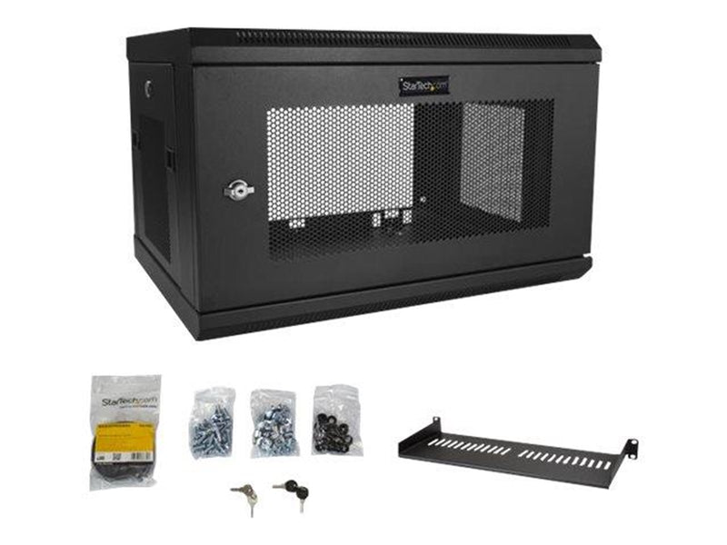 StarTech.com RK616WALM - 6U - Wall Mount Rack Cabinet