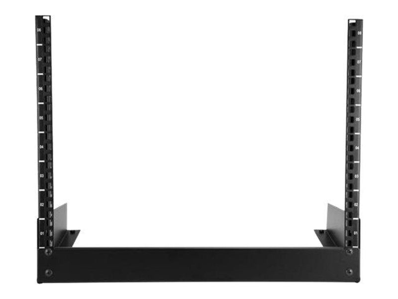 StarTech.com RK8OD - 8U - 2-Post Open Frame Rack Cabinet