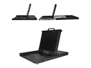 StarTech.com Rackmount KVM Console - 8 Ports with 17" LCD Monitor - KVM console