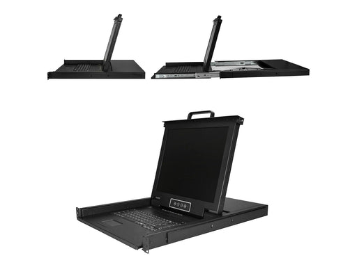 StarTech.com Rackmount KVM Console - 8 Ports with 17" LCD Monitor - KVM console