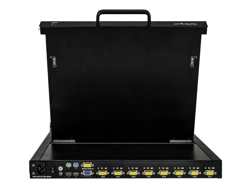 StarTech.com Rackmount KVM Console - 8 Ports with 17" LCD Monitor - KVM console