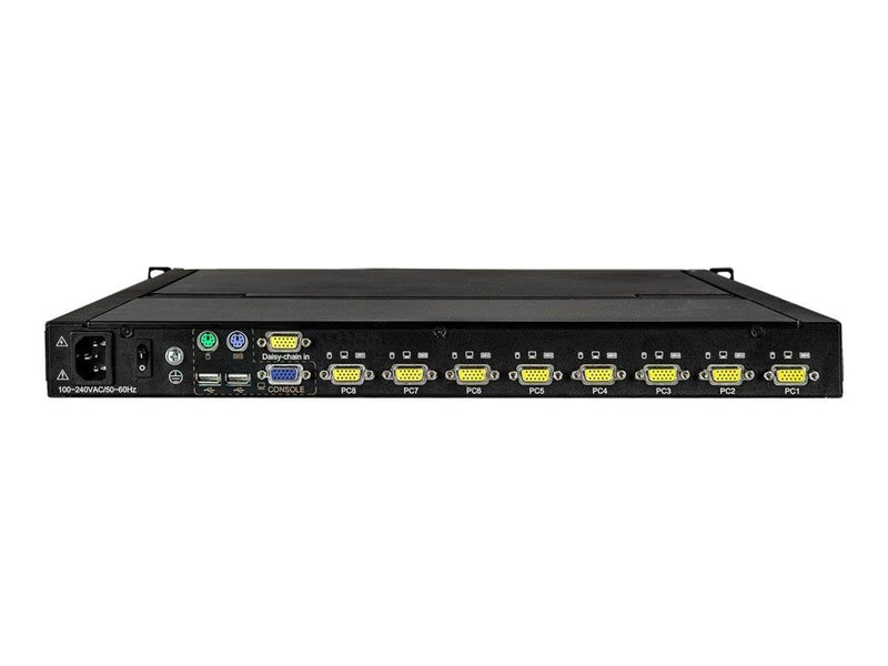 StarTech.com Rackmount KVM Console - 8 Ports with 17" LCD Monitor - KVM console