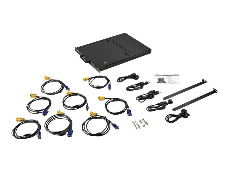 StarTech.com Rackmount KVM Console - 8 Ports with 17" LCD Monitor - KVM console
