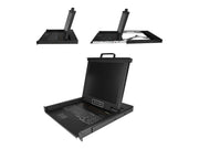 StarTech.com Rackmount KVM Console - Single-Port with 17" LCD Monitor - KVM console - 17"