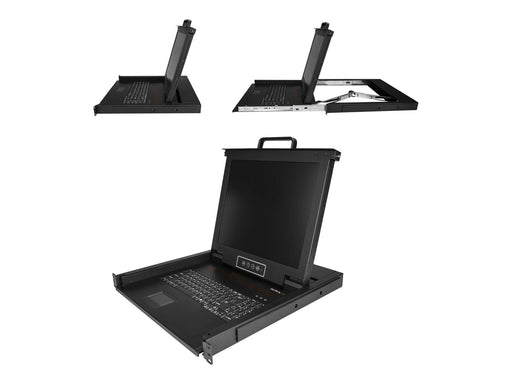 StarTech.com Rackmount KVM Console - Single-Port with 17" LCD Monitor - KVM console - 17"