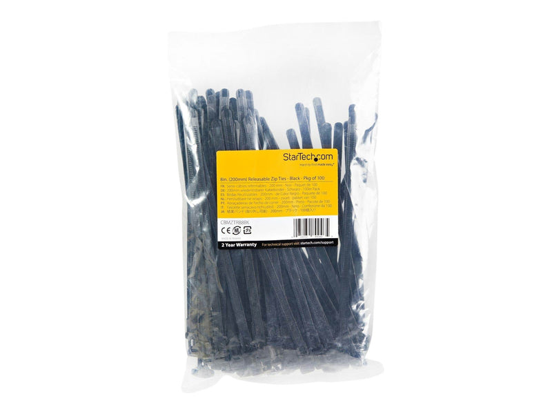 StarTech.com Reusable Cable Ties 100 pcs.