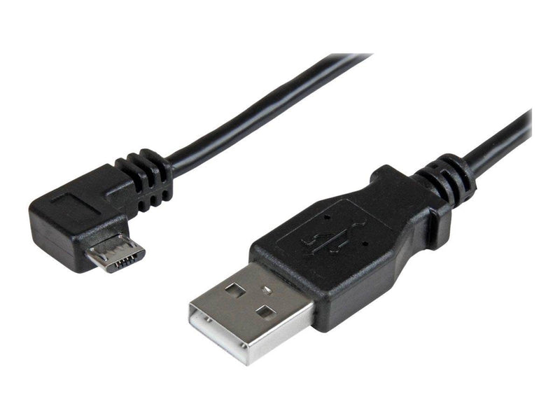 StarTech.com Right Angle Micro-USB Charge & Sync Cable M/M 28/24AWG - USB cable - 1 m