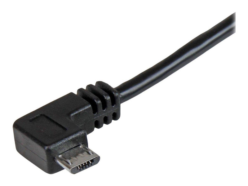StarTech.com Right Angle Micro-USB Charge & Sync Cable M/M 28/24AWG - USB cable - 1 m