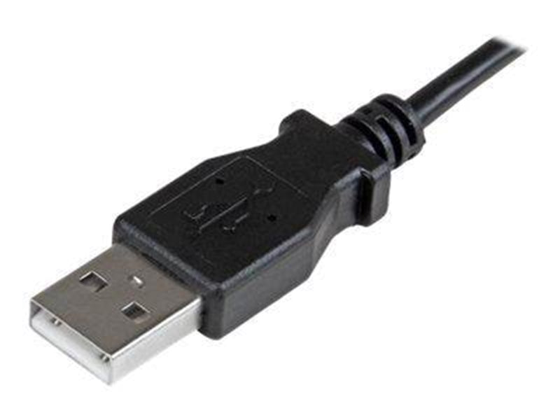 StarTech.com Right Angle Micro-USB Charge & Sync Cable M/M 28/24AWG - USB cable - 1 m