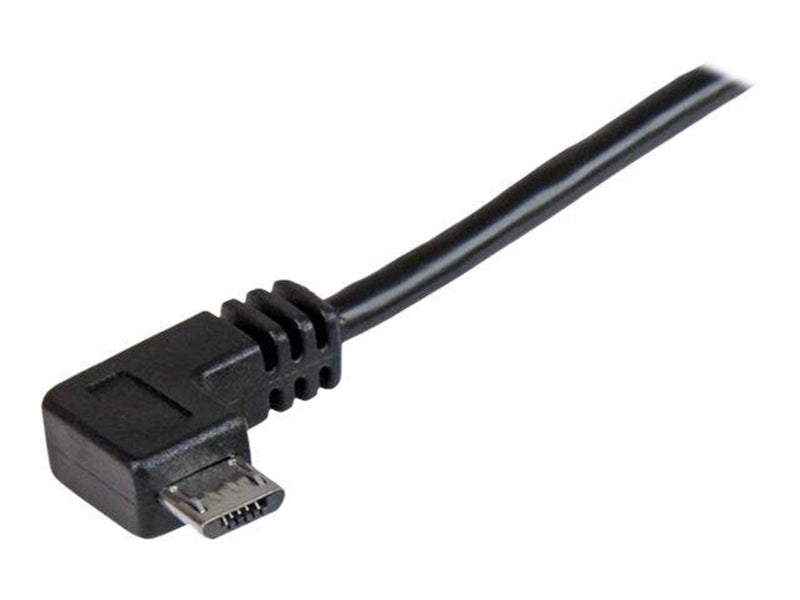 StarTech.com Right Angle Micro-USB Charge & Sync Cable M/M 28/24AWG - USB cable - 1 m