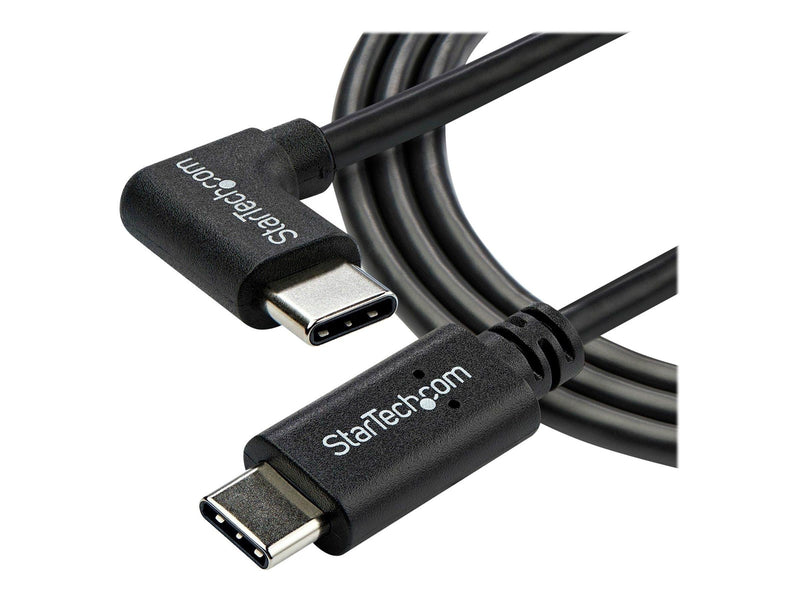StarTech.com Right-Angle USB-C Cable - M/M - 1 m (3 ft.) - USB 2.0 - USB-C cable - 1 m