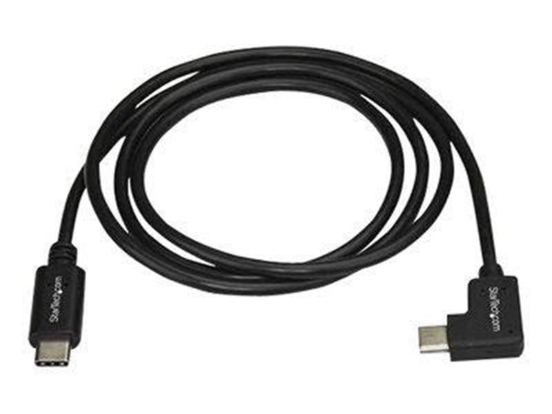 StarTech.com Right-Angle USB-C Cable - M/M - 1 m (3 ft.) - USB 2.0 - USB-C cable - 1 m
