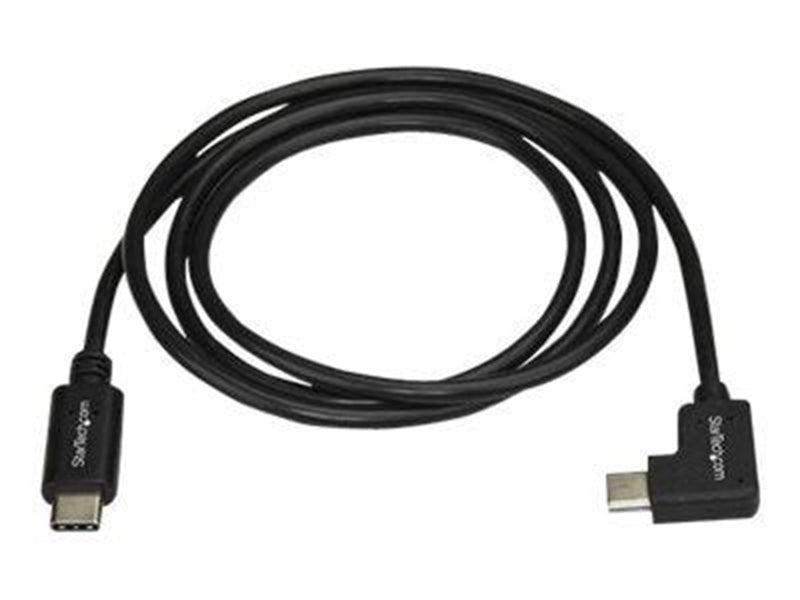 StarTech.com Right-Angle USB-C Cable - M/M - 1 m (3 ft.) - USB 2.0 - USB-C cable - 1 m