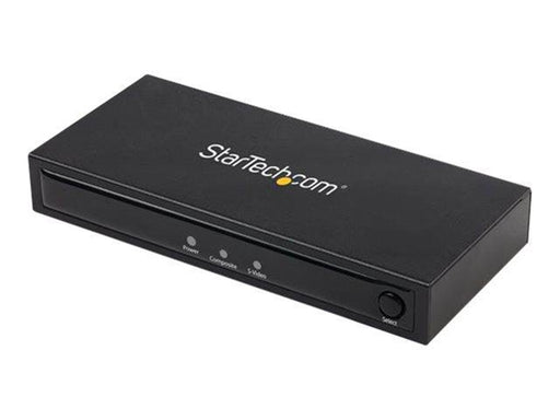 StarTech.com S-Video or Composite to HDMI Converter with Audio - 720p - video converter - black