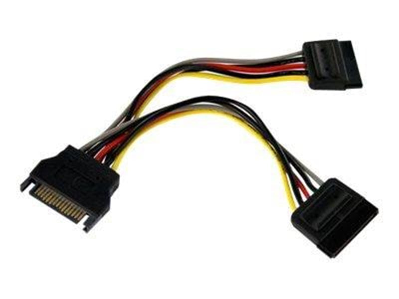 StarTech.com SATA Power Y Splitter Cable Adapter - M/F - power splitter - 15.2 cm