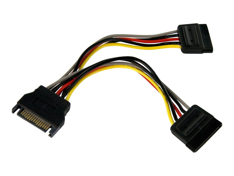 StarTech.com SATA Power Y Splitter Cable Adapter - M/F - power splitter - 15.2 cm