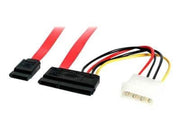 StarTech.com SATA Serial ATA Data and Power Combo Cable - SATA cable - 45.7 cm