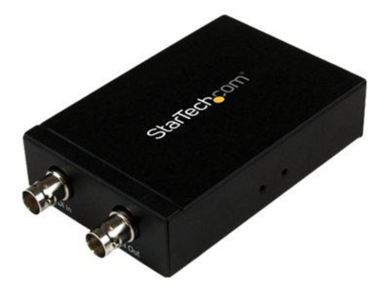 StarTech.com SDI to HDMI Converter - 3G SDI to HDMI Adapter with SDI Loop Through Output - video converter - black