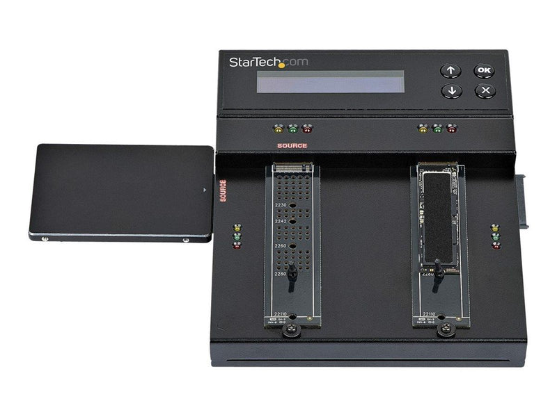StarTech.com SM2DUPE11 Standalone M.2 SATA & M.2 NVMe Duplicator and Eraser