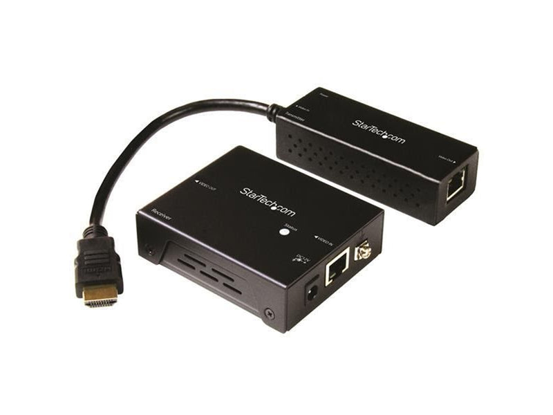 StarTech.com ST121HDBTDK 4K HDMI Extender with Compact Transmitter - HDBaseT - UHD 4K - TAA