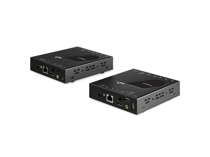 StarTech.com SV565HDIP HDMI KVM Extender over IP Network - 4K 30Hz HDMI 2.0 and USB over IP LAN or Cat5e/Cat6 Ethernet Cable Up to 100 Meters