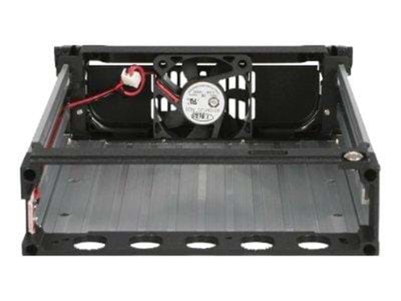 StarTech.com Schwarz Aluminum 5.25in Rugged SATA hart Drive Mobile Rack Drawer