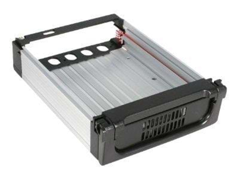 StarTech.com Schwarz Aluminum 5.25in Rugged SATA hart Drive Mobile Rack Drawer
