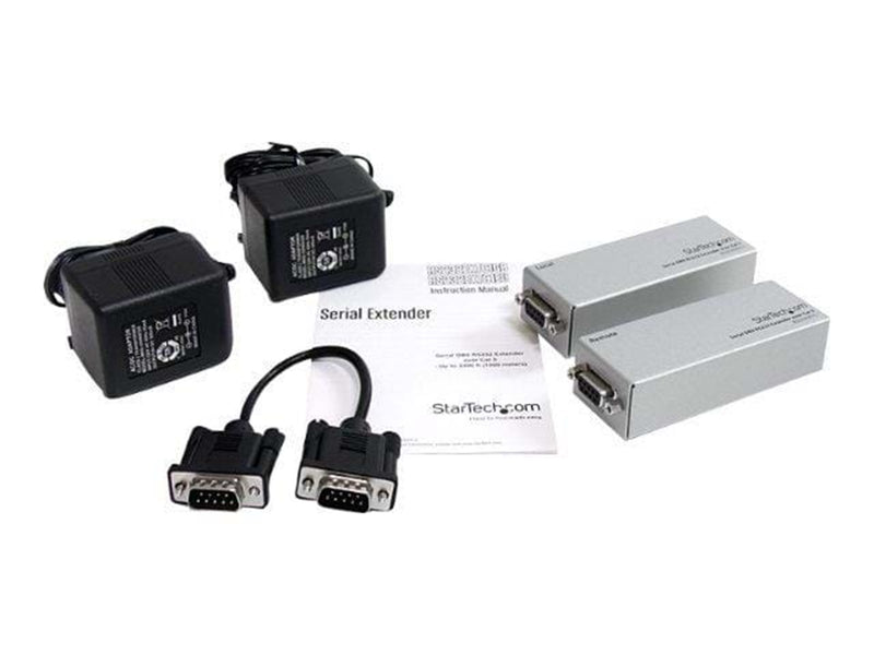 StarTech.com Serial DB9 RS232 Extender over Cat 5 - Up zu 3300 ft (1000 meters)