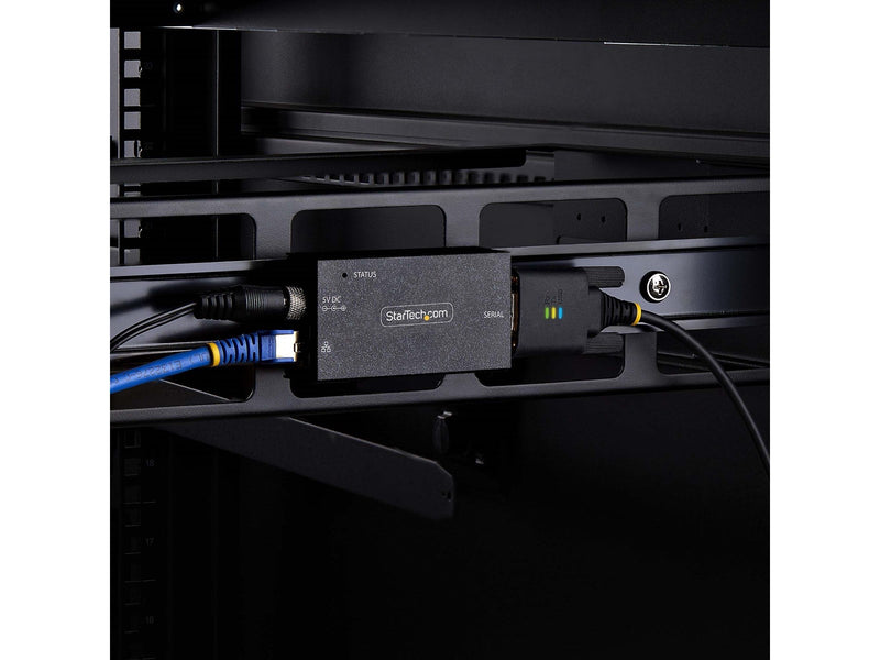 StarTech.com Serial to Ethernet Adapter IP LAN to RS232 DB9 Converter - device server - TAA Compliant