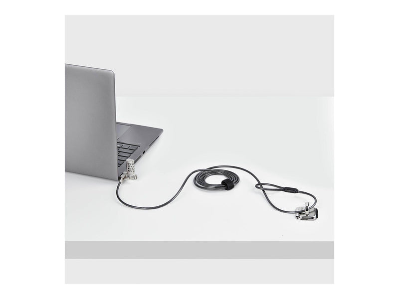 StarTech.com Serialized Laptop Lock Works w/Noble Wedge/Nano/K-Slot - security cable lock - universal - TAA Compliant